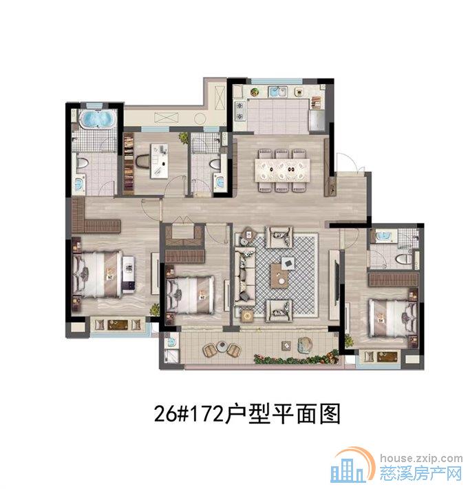 湖樾云著172平，308万，带车位