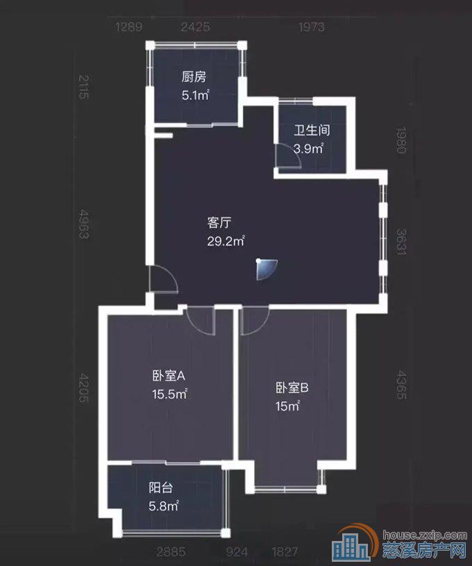 新塘家园85平69.8万带南北大露台