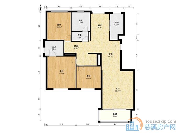 实验公寓166平162.8万实验书包