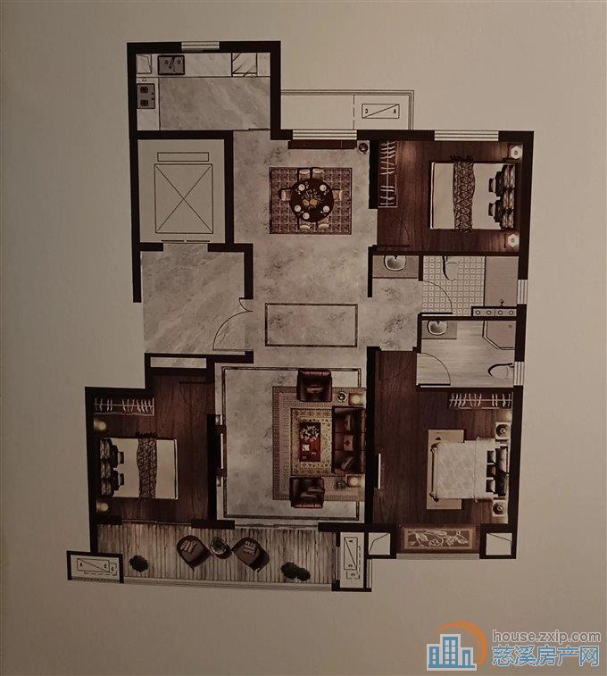 悦翠云庭119平，119万