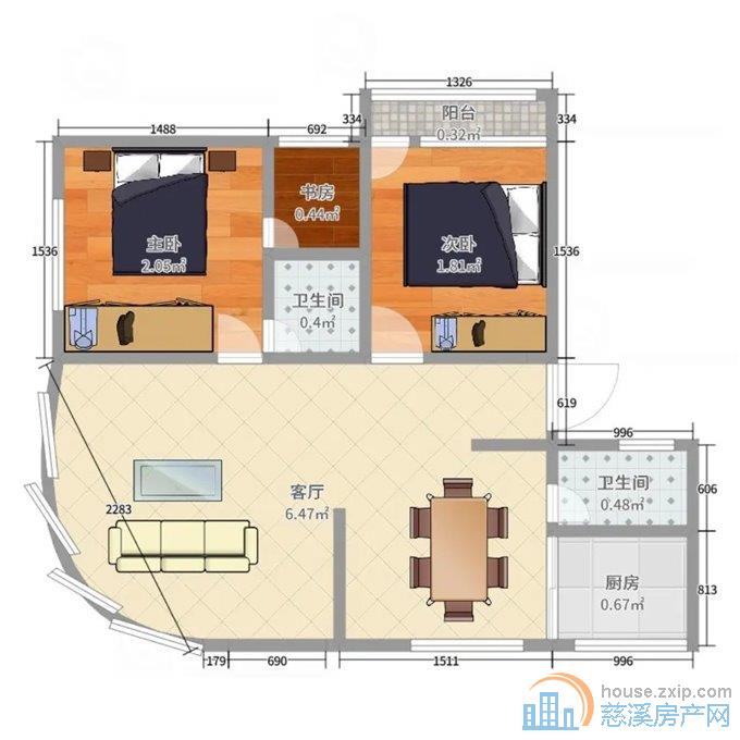新城中心129平123万精装修