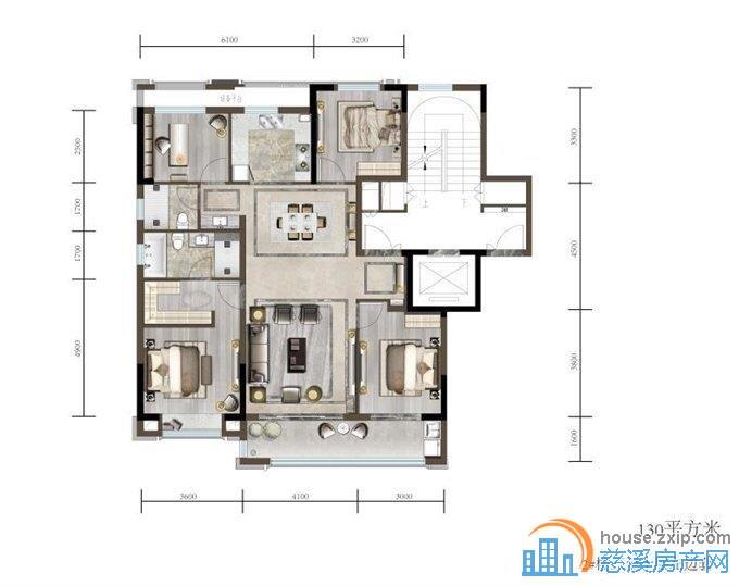红星檀府洋房 128平 中间楼层 带车位