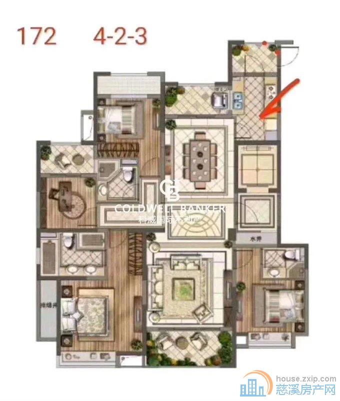 御溪雅苑二期170平230万送车位
