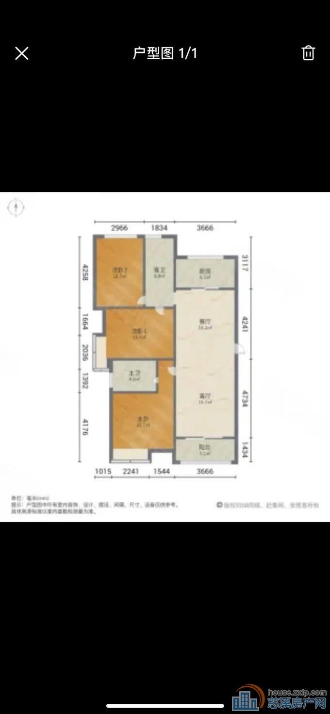复地二期127平160万全新精装修
