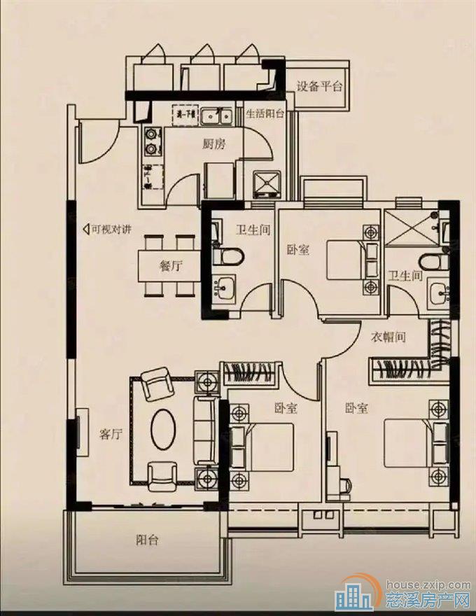 急卖 恒大河悦府126平方65万 低总价