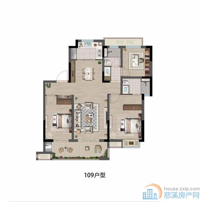 新力帝泊湾110平135万送车位洋房