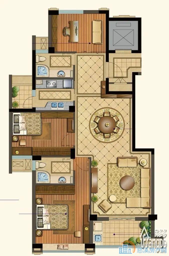 白金湾132平125.8万满五唯一