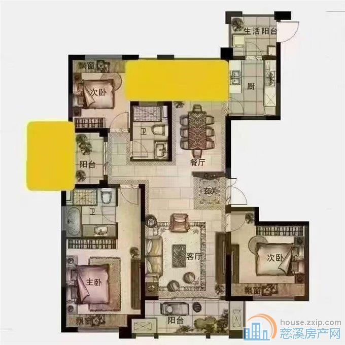 城西保利一期139平方129.8万