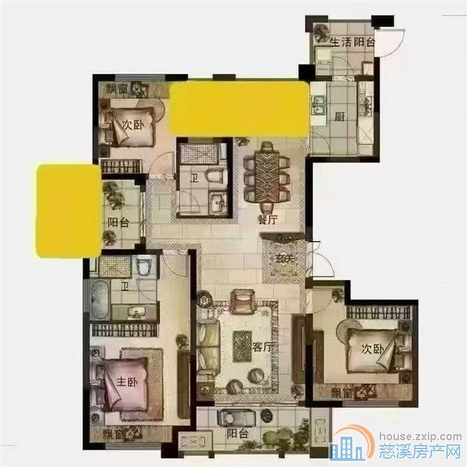 保利一期君悦湾楼层佳139平129.8万