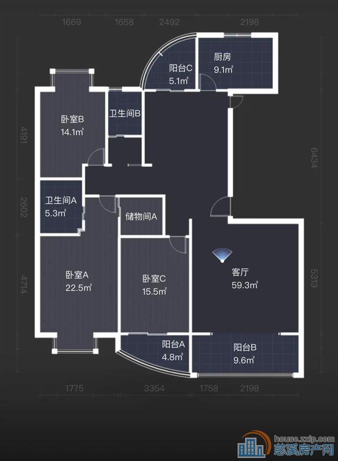 东方明珠城 精装修 带车位储物间