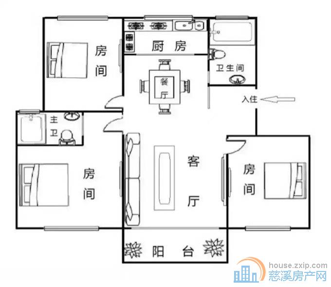 新城河旁 兴隆苑 精装带车位黄金楼层
