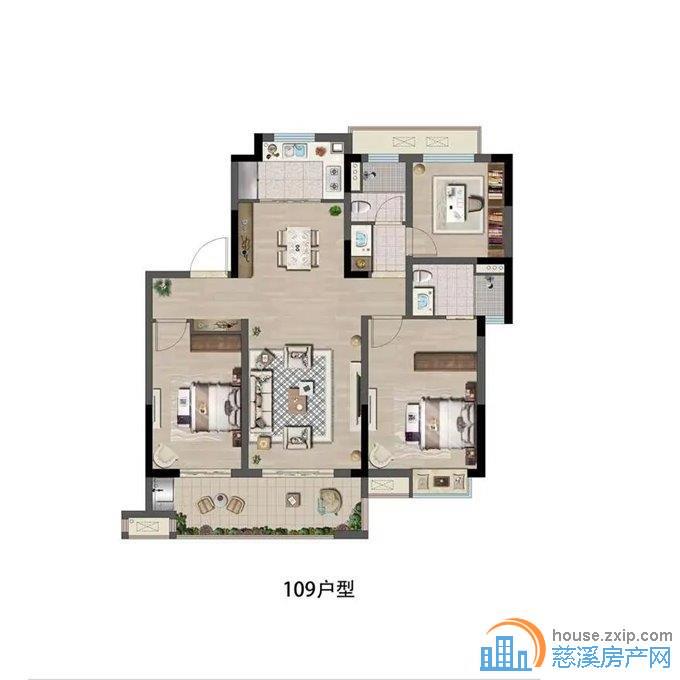 新力帝泊湾 洋房 110平 99.8万